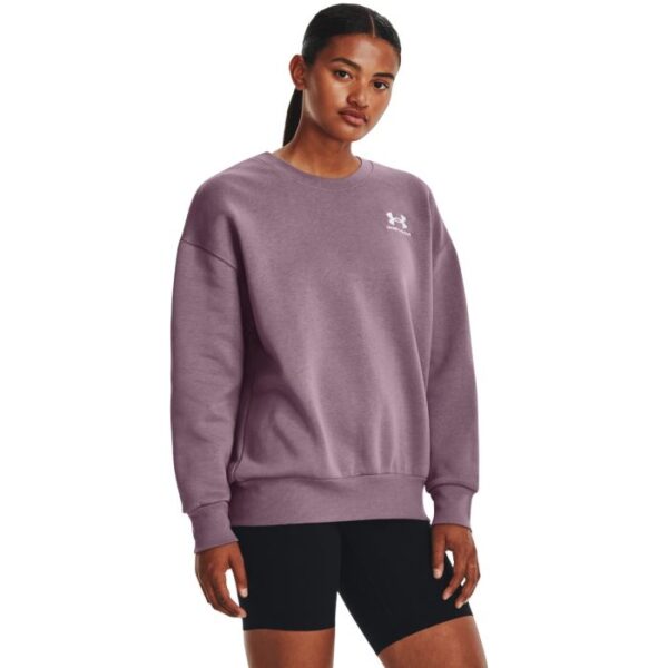 Under Armour Dámska Mikina Essential Fleece OS Crew Purple  MM