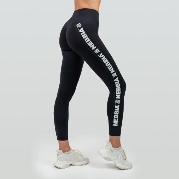 NEBBIA Dámske legíny ICONIC High Waist Black  XSXS