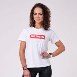 NEBBIA Dámske Tričko Basic White  M