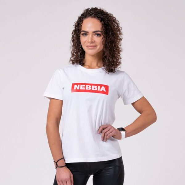 NEBBIA Dámske Tričko Basic White  M