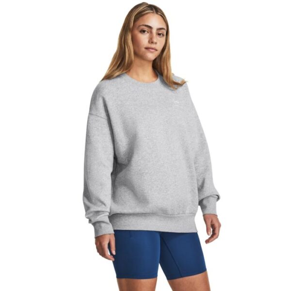 Under Armour Dámska mikina Essential Fleece OS Crew Grey  LL