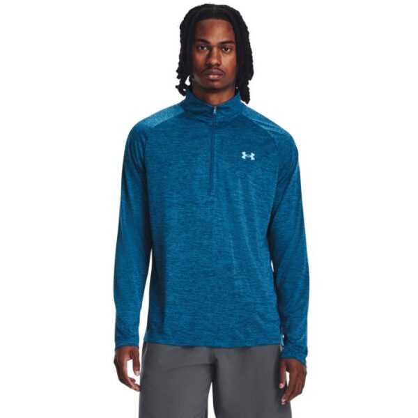 Under Armour Pánske Tričko Tech 2.0 1/2 Zip Blue  SS