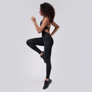 NEBBIA Dámsky overal Golden Intense Black  S