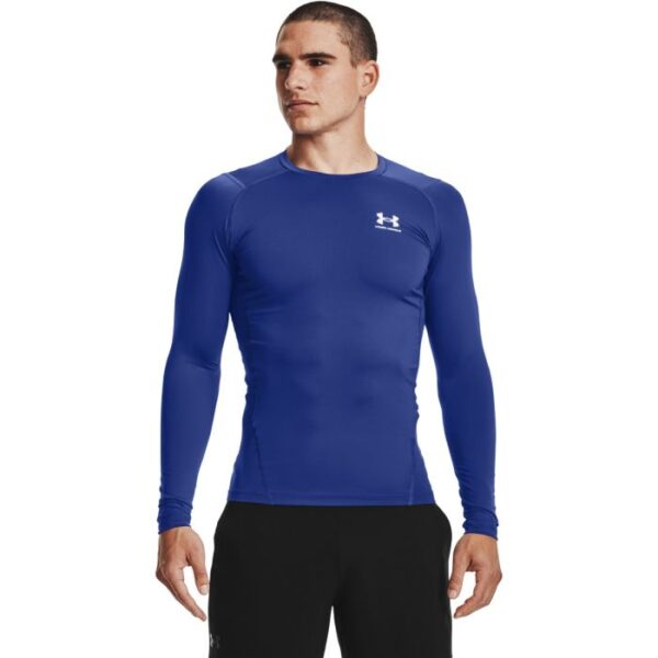 Under Armour Tričko HG Armour Comp LS Blue  XXL