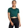 Under Armour Dámske Tričko Motion Crossover Crop SS Blue  M