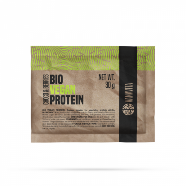 VanaVita Vzorka Bio Vegan Protein 200 x 30 g čokoláda & bobule