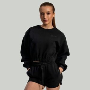 STRIX Dámska mikina Lunar Cropped Black  LL