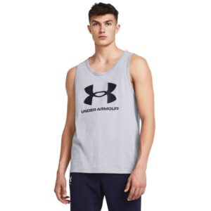 Under Armour Tielko SPORTSTYLE LOGO TANK Grey  SS