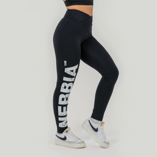 NEBBIA Dámske legíny High Waist Glute Check Black  SS