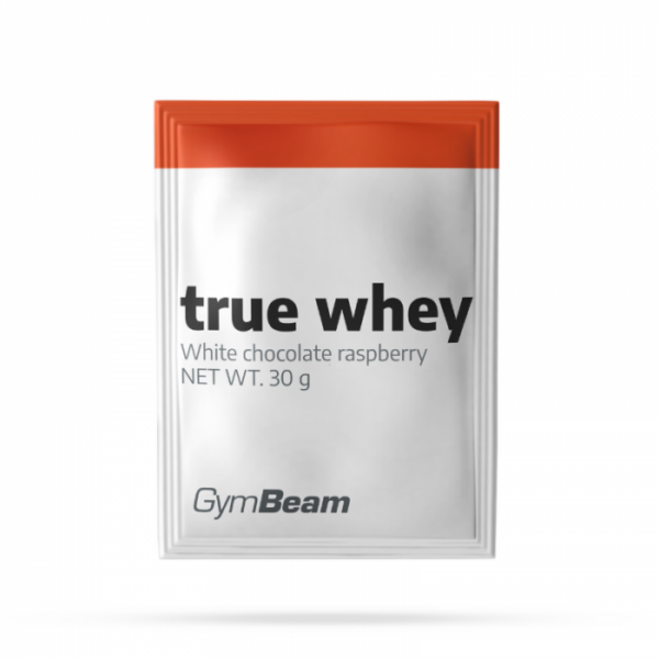 GymBeam Vzorka True Whey 400 x 30g jahoda GymBeam Vzorka True Whey 400 x 30g jahoda