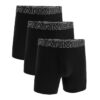 Under Armour Pánske boxerky M Perf Cotton 6in 3pack Black  XLXL