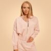BeastPink Dámska mikina Zip-Up Bliss Pink  LL