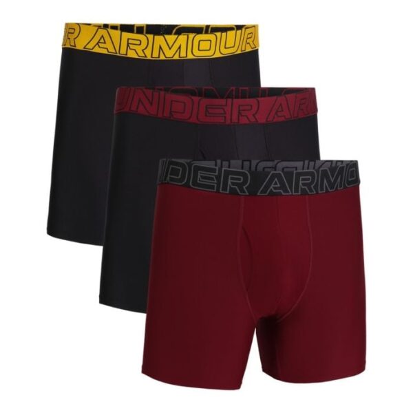 Under Armour Pánske boxerky M Perf Tech 6in 3pack Red  MM