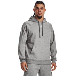 Under Armour  Mikina UA Rival Fleece Hoodie Grey  SS