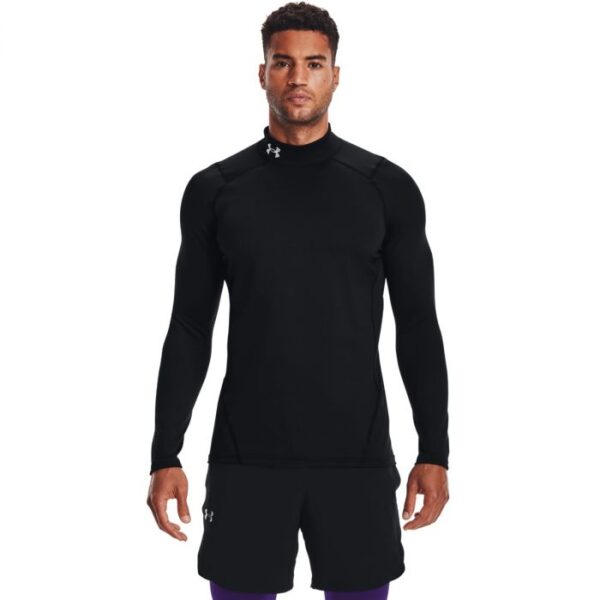 Under Armour Pánske tričko ColdGear Armour Fitted Mock Black  XL