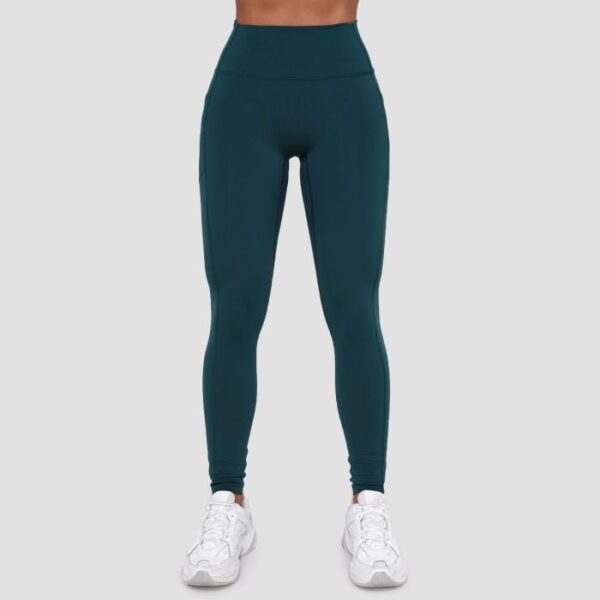 GymBeam Dámske legíny Ignite Dark Green  XLXL
