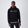 Champion Mikina Big Logo Fleece Black  XLXL