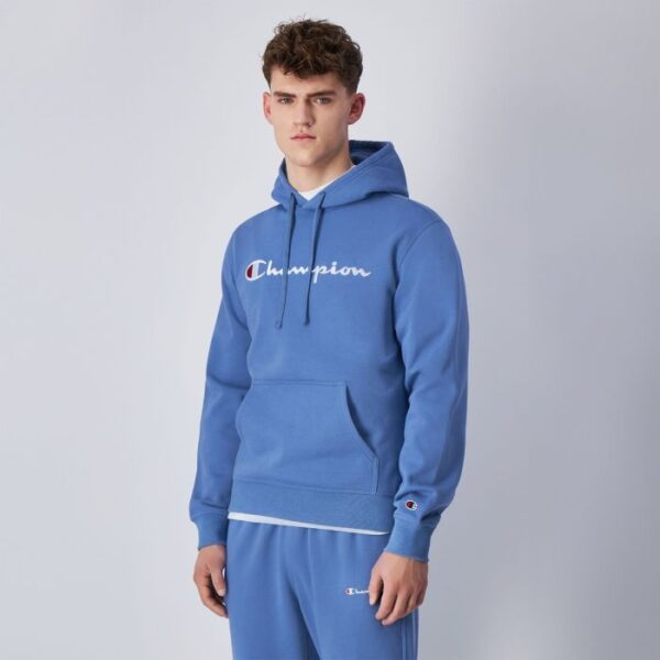 Champion Mikina Big Logo Fleece Grey  SS