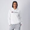 Champion Dámska mikina Big Logo Slim Fit White  MM
