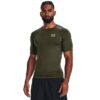 Under Armour Kompresné tričko HG Armour Comp SS Green  MM