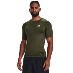 Under Armour Kompresné tričko HG Armour Comp SS Green  SS
