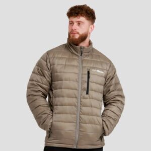 GymBeam Pánska bunda Puffer Vetiver/Black  XXLXXL