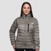 GymBeam Dámska bunda Puffer Vetiver/Black  XLXL