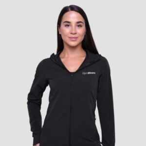 GymBeam Dámska bežecká bunda Pulse Black  XLXL