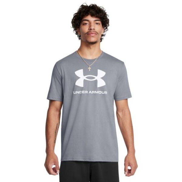 Under Armour Tričko Sportstyle Logo Update SS Gray  XXL
