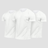 GymBeam Tričko TRN 3Pack White  XXXL - 3pack