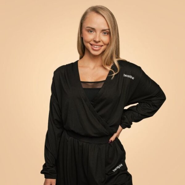BeastPink Dámsky top Breeze Black  L