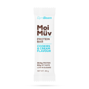 Gymbeam MoiMüv Protein Bar 20 x 60 g chrumkavý karamel