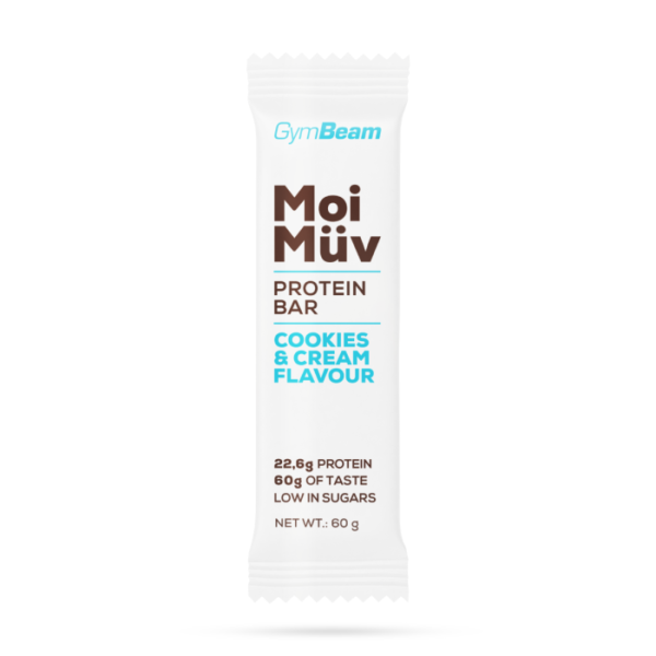 Gymbeam MoiMüv Protein Bar 20 x 60 g chrumkavý karamel