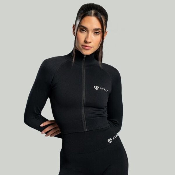 STRIX Dámsky top Cropped Seamless Black  XL