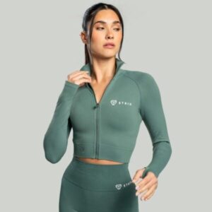 STRIX Dámsky top Cropped Seamless Moss  XS