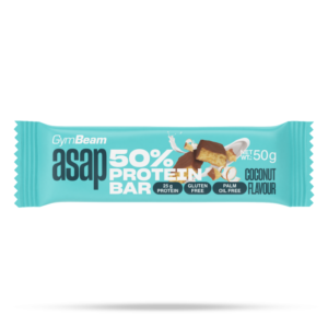 GymBeam ASAP 50% Protein Bar 24 x 50 g jahoda