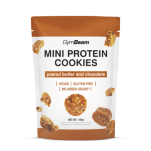 GymBeam Mini Protein Cookies 20 x 100 g arašidové maslo a slaný karamel