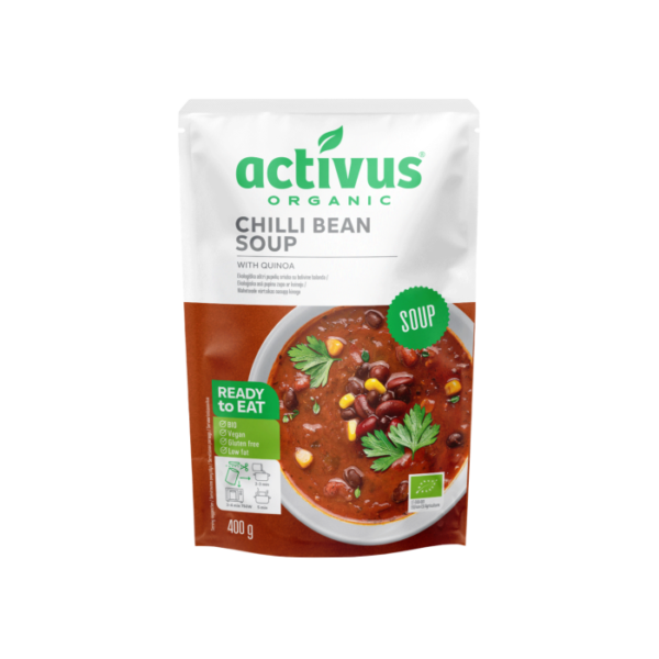 Activus BIO Fazuľová polievka s chilli a quinoou 10 x 400 g