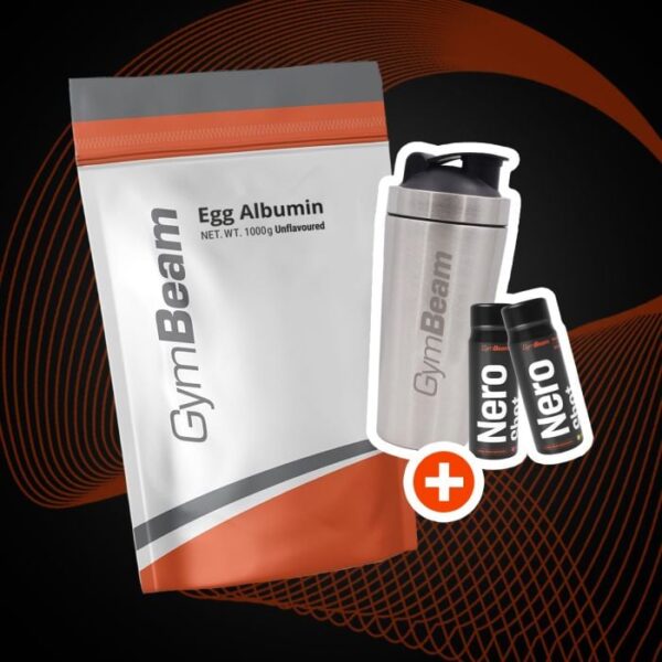 GymBeam Egg Albumin 1000 g vanilka