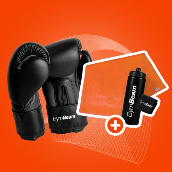 GymBeam Boxerské rukavice Striker Black  14 OZ