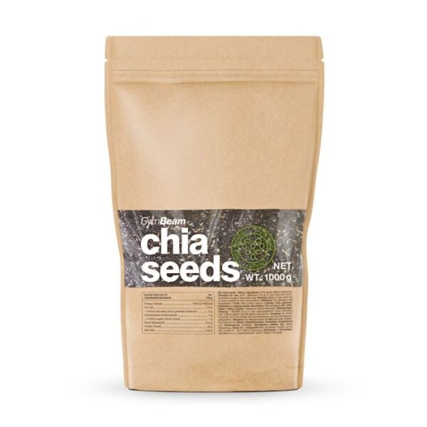 GymBeam Chia semienka 6 x 1000 g