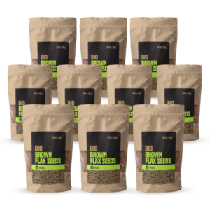 VanaVita BIO ľanové semená hnedé 10 x 500 g