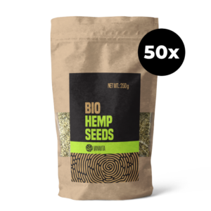 VanaVita BIO Konopné semienka - lúpané 50 x 250 g