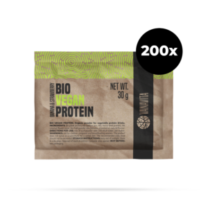 VanaVita Vzorka Bio Vegan Protein 200 x 30 g banán jahoda