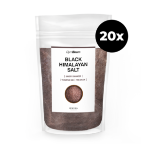 GymBeam Čierna Himalájska soľ - jemná 20 x 500 g