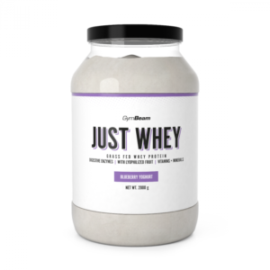 GymBeam Just Whey 2000 g čučoriedkový jogurt