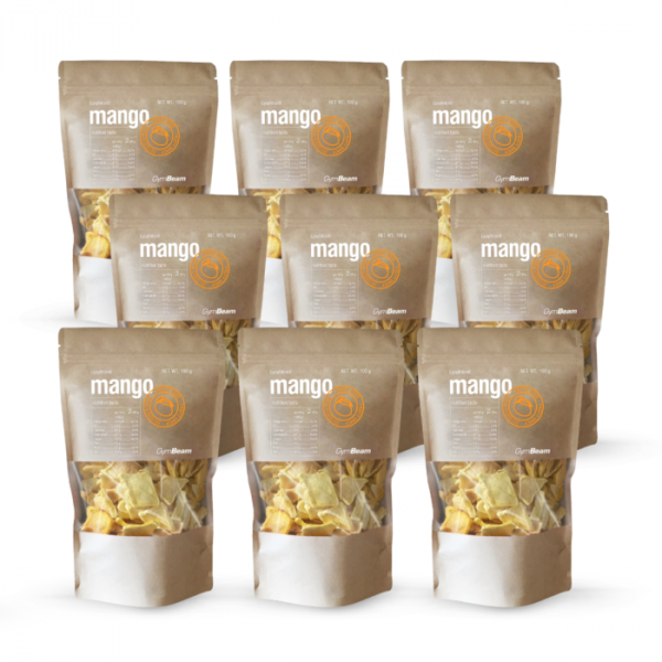 GymBeam Lyofilizované mango 9 x 100 g GymBeam Lyofilizované mango 9 x 100 g