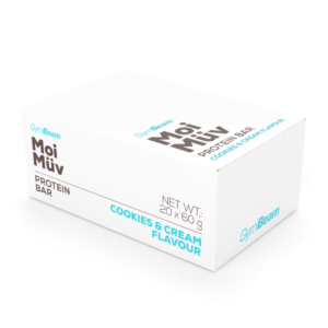 Gymbeam MoiMüv Protein Bar 20 x 60 g cookies & cream