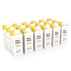 GymBeam MoiMüv Protein Milkshake 18 x 250 ml banán GymBeam MoiMüv Protein Milkshake 18 x 250 ml banán