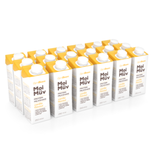 GymBeam MoiMüv Protein Milkshake 18 x 250 ml vanilka